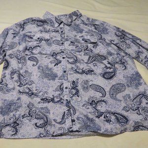 NOTATIONS WOMENS BLOUSE 3X pre-owned